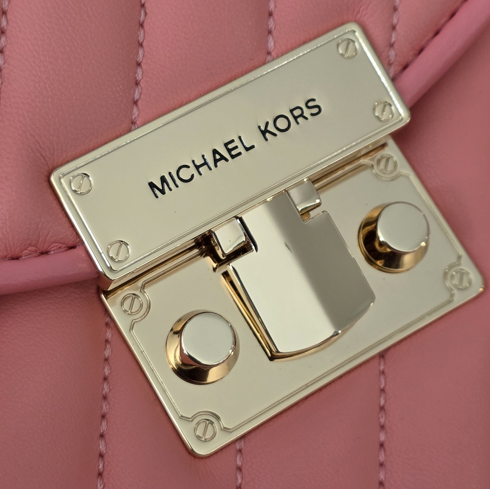 Michael Kors Rose Pink Medium Shoulder Bag - Picture 9 of 12